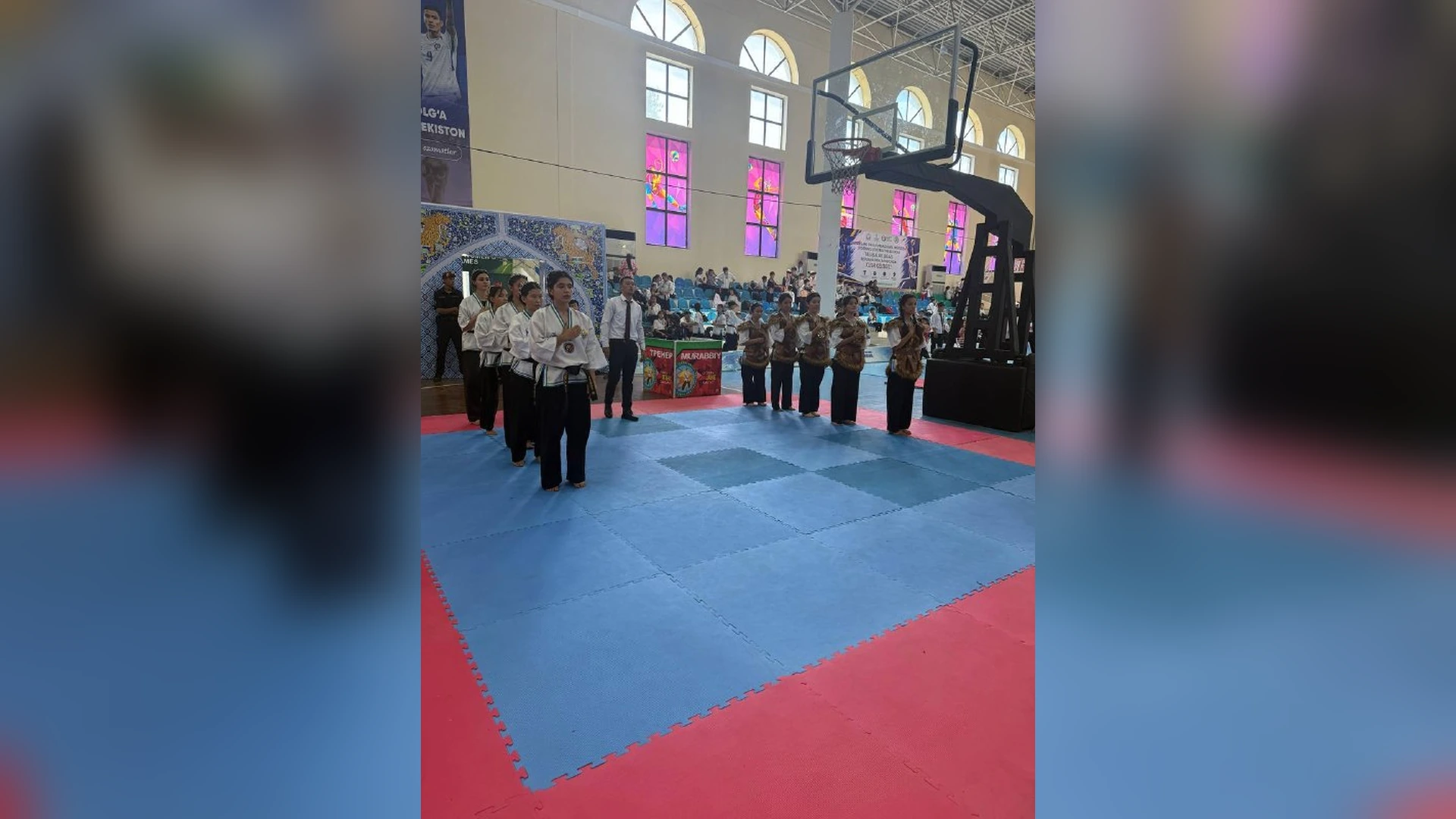 O‘zbek jang san’ati musobaqasining ochilish jarayoni