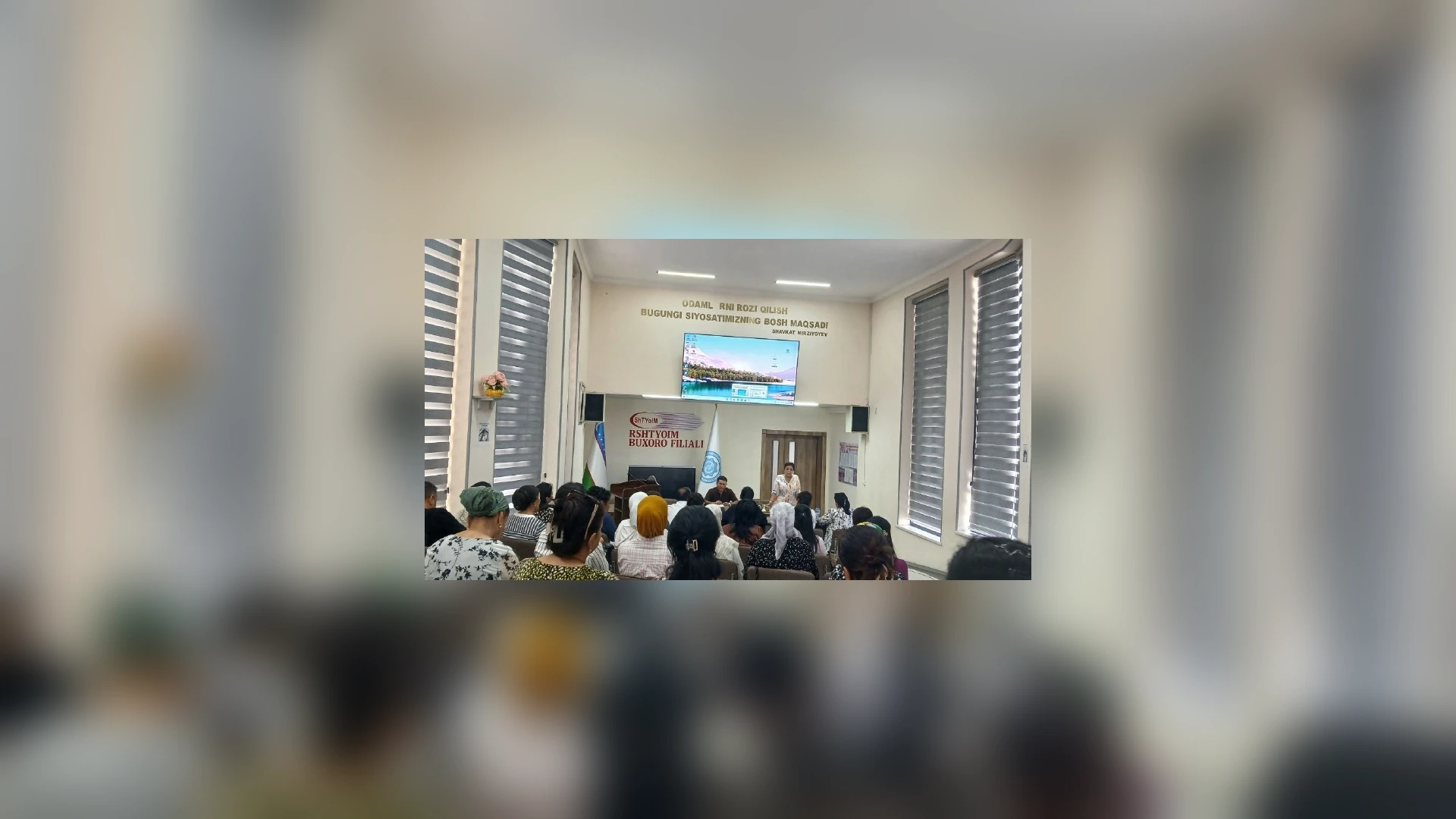 Buxoroda Ona va bola reestri loyihasiga bag‘ishlangan seminar