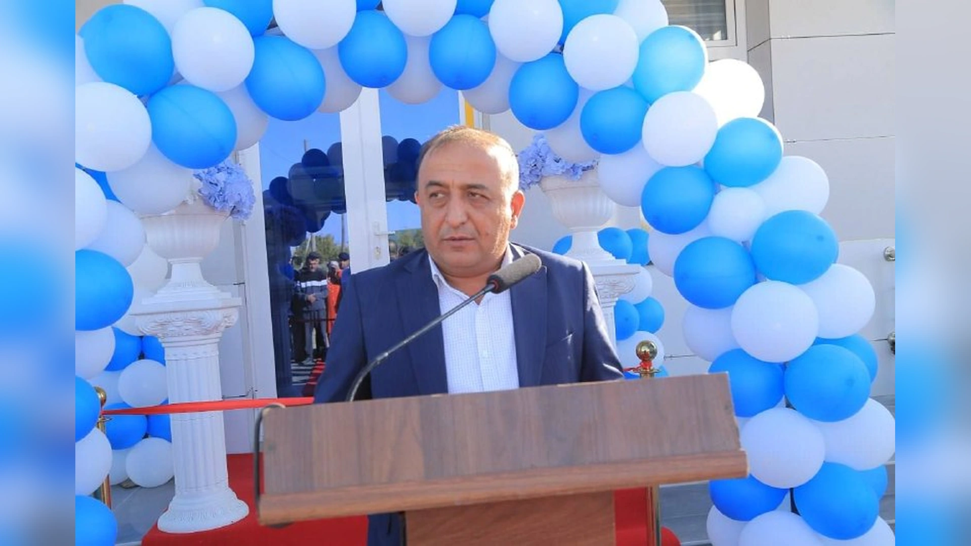 Peşkudagi Xörkaş poliklinikasi oçilişidan surat