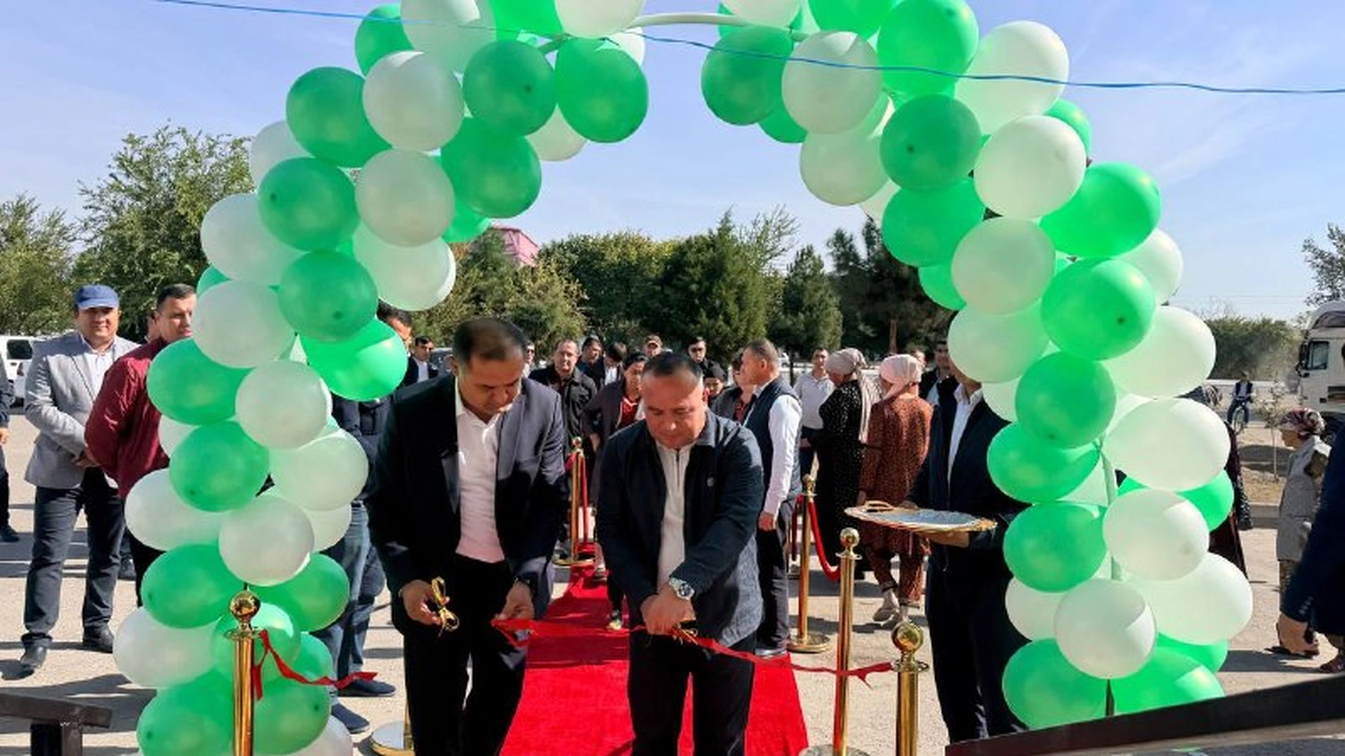 Vobkentdagi ta’minot korxonasining oçilişi
